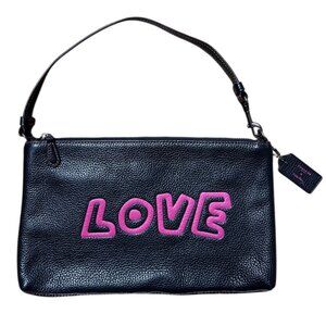 Coach x Keith Haring “LOVE” Leather Purse